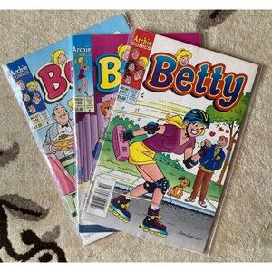 Vintage 90s Betty Comic Lot 1990s Archie Comics Betty Cooper Veronica Lodge